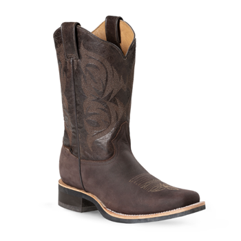 Unisex Western Boots -  Brown