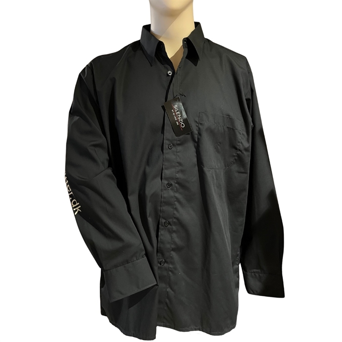  Silenzio Men\'s Shirt - Black - Str. 41/42 XL