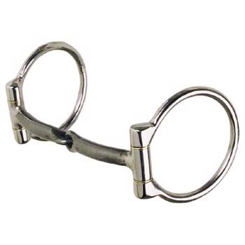 Offset Dee 7/16'' Smooth Sweet Iron Snaffle