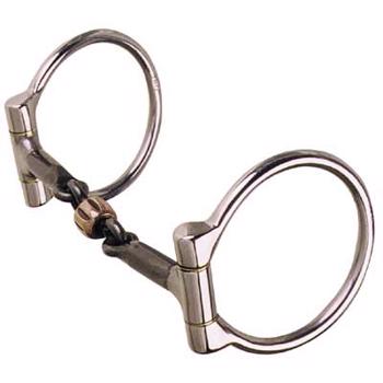 Reinsman | 3-piece Dee Ring Snaffle w/ Copper Roller