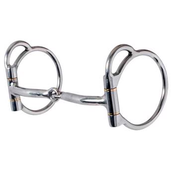 Trail Dee - 3/8'' Stainless Double Five Snaffle