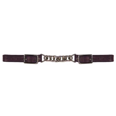 Reinsman 5/8\'\' flat link leather curb chain