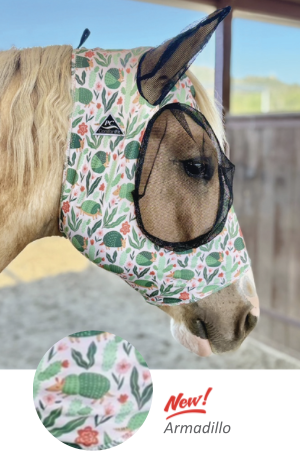 Comfort Fit Lycra Fly Mask w/ Forelock Opening | ARMADILLO