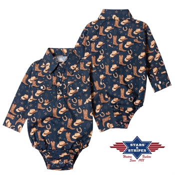 Stars & Stripes Shirt - Baby Cowboy