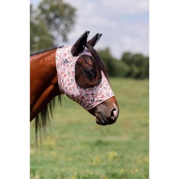 Comfort Fit Lycra Fly Mask w/ Forelock Opening | Cowgirl Pony