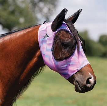 Comfort Fit Lycra Fly Mask w/ Forelock Opening | Geometric Cob