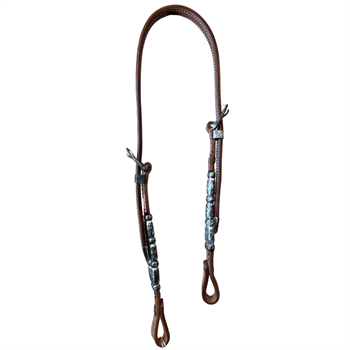 Western Show Trense m/ sølv pipes | Light Oil