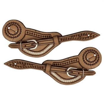 Buckaroo Spur Straps | Råhuds Detaljer