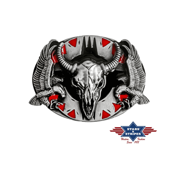 Belt Buckle - Bull Skull