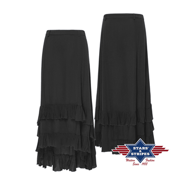 Stars & Stripes Skirt | Eliza | Black