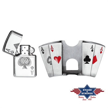 Stars & Stripes | Belt Buckle | Poker Cards