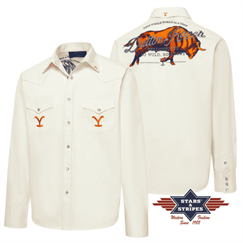 Stars & Stripes Men's Shirt | Yellowstone | So Wild So Angry