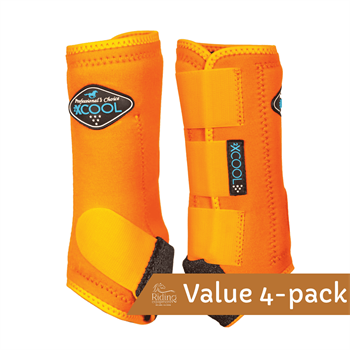 2XCool Sports Medicine Boots 4-pack | Orange
