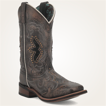 Laredo | Women's SPELLBOUND Western Boot | Black/Tan