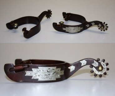 "KY" | Show Spurs | Brown Silver