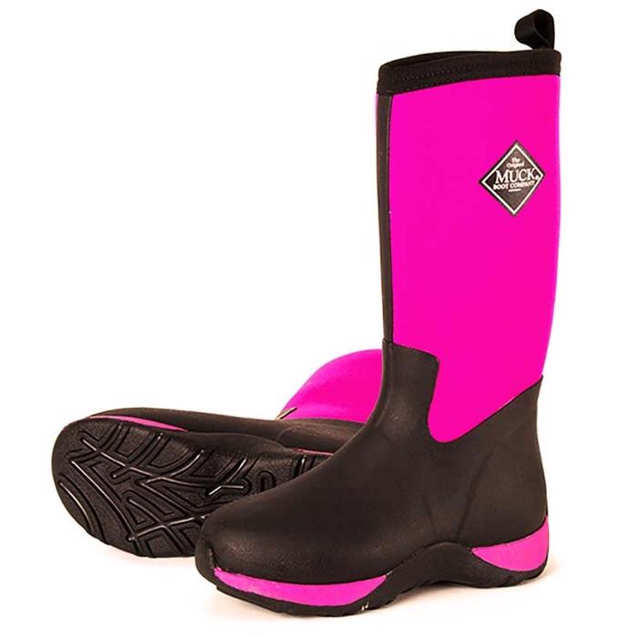 Muck Boots Kid\'s Arctic Adventure - Black/Pink Str. 32