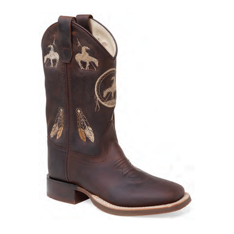 Lærerens dag svag komfortabel Western Outfitter – Old West Youth Boots - Cimaron - Brown