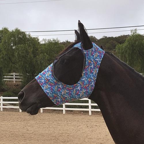 Comfort Fit Fly Mask m. hul til pandelok - Bones