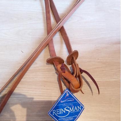 Reinsman Training Split Reins 3/4" og 8\' - Harness Leather