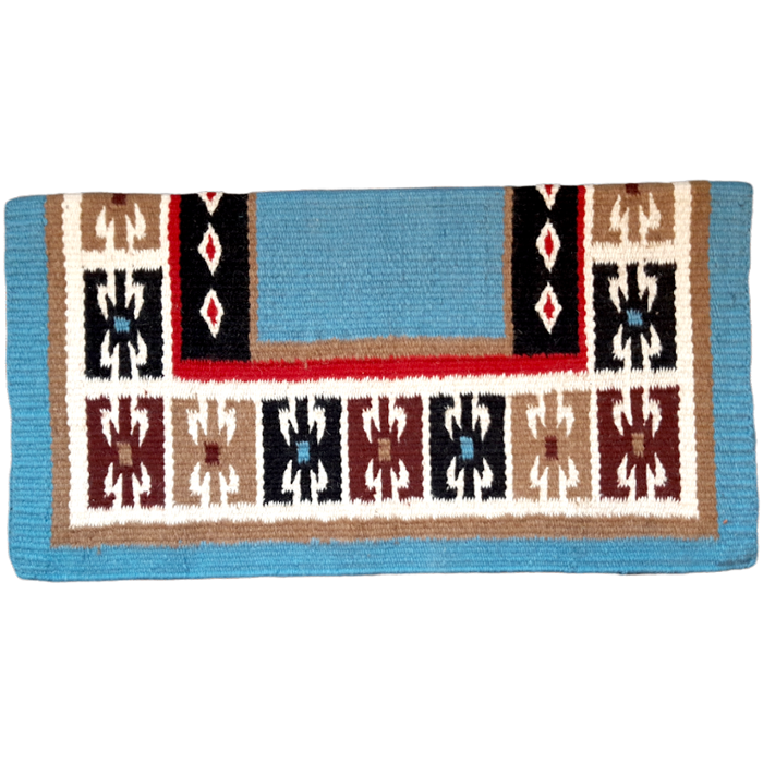 Show Blanket | New Zealand Wool | Cerulean Aztec