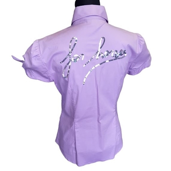 For Horses | Ladies Chateau Rose Shirt | Small