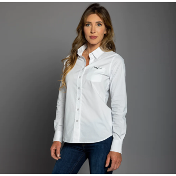 Kimes Ranch | Ladies KR Team Shirt | White