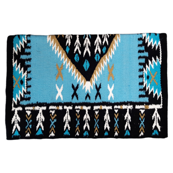 LC Collection Show Blanket | Aqua Blue Aztec