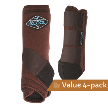 2XCool Sports Medicine Boots 4-pack | Chocolate Medium