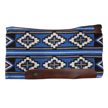 Fuse Navajo Felt Pad | Royal Blue/Black 3/4" x 33" x 38"