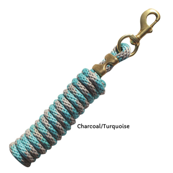 Prof. Choice | Poly Lead Rope | Turquoise/Charcoal