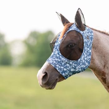 Comfort Fit Lycra Fly Mask w/ Forelock Opening | Bleach Dye Pony
