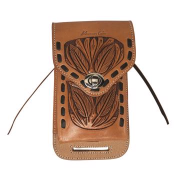 Leather Cell Phone Case | Feather