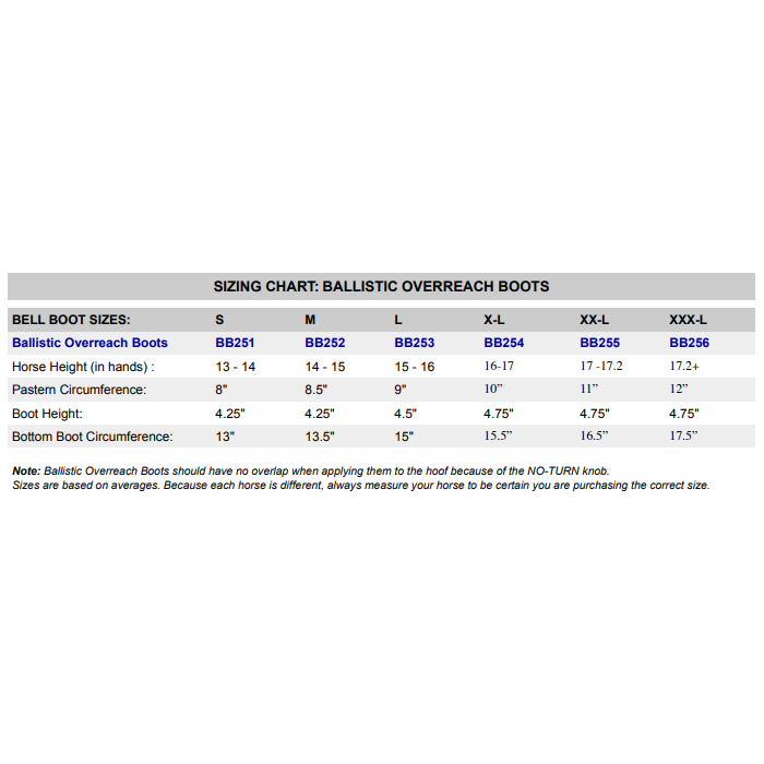 Ballistic Overreach Bell Boots | Bison