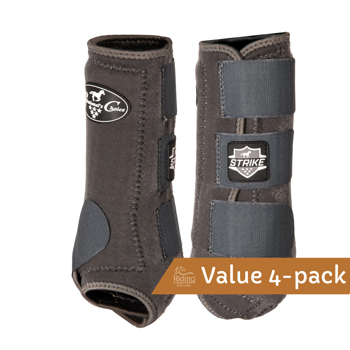 Strike Sports Medicine Boots 4-pack | Charcoal