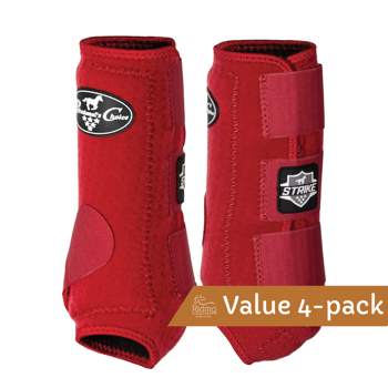 Strike Sports Medicine Boots 4-pack | Crimson