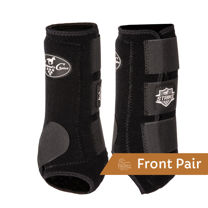 Strike Sports Medicine Front Boots | Black
