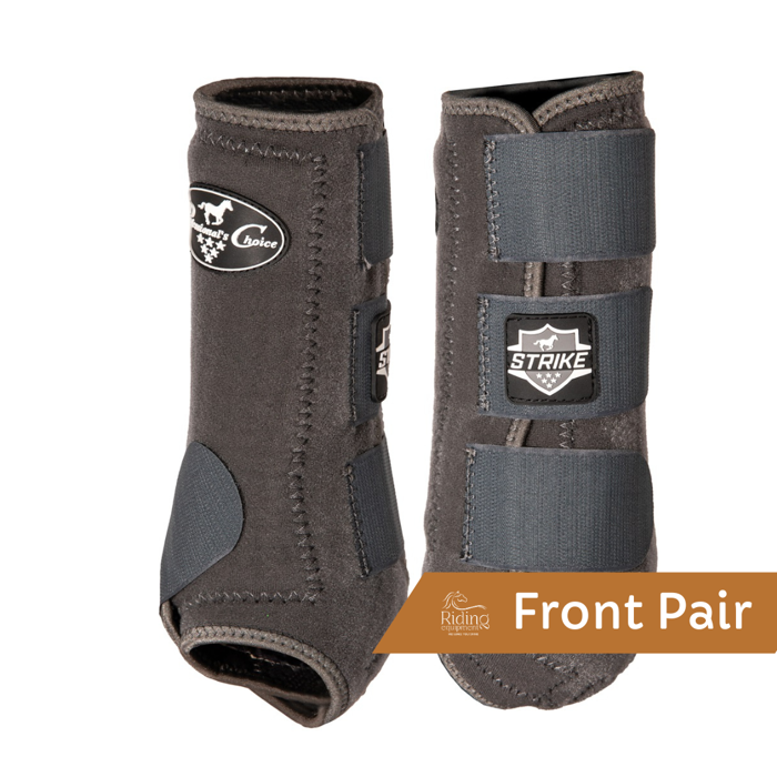 Strike Sports Medicine Front Boots | Charcoal