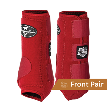 Strike Sports Medicine Front Boots | Crimson Red