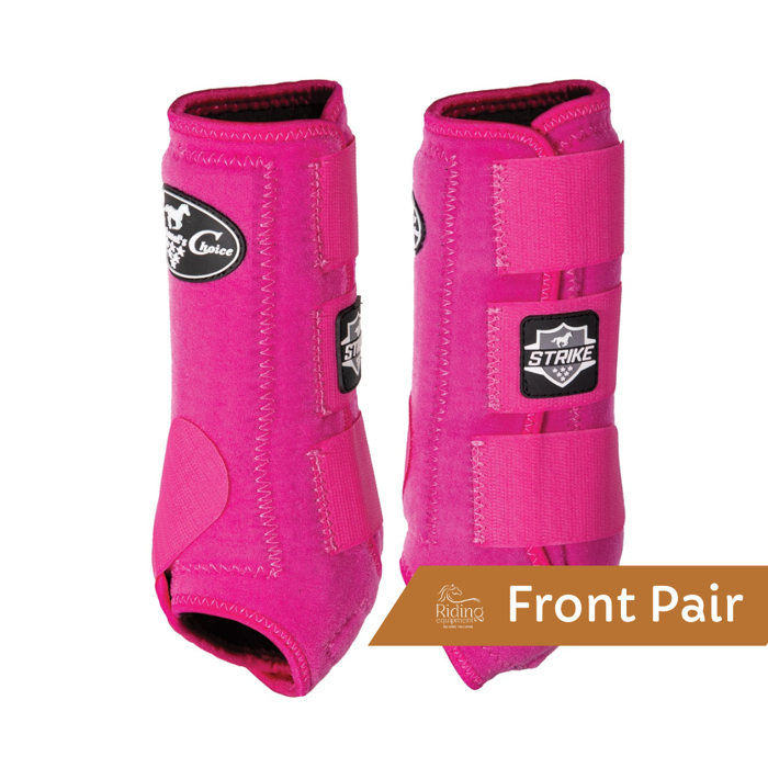 Strike Sports Medicine Front Boots | Raspberry