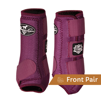 Strike Sports Medicine Front Boots | Wine