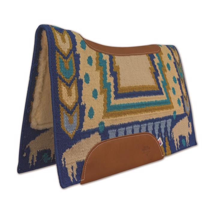 Comfort-Fit SMx Air Ride Western Pad | Into The Storm | Bright Sky ½" x 30" x 34"