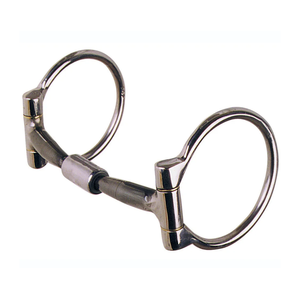 Morso Per Cavallo HKM Billy Allen - Anello A D Snaffle 135 Mm In Acciaio Inossidabile - Foto 12