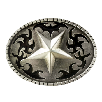 Belt Buckle - Silver Star