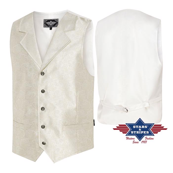 Stars & Stripes | Straight Flush Vest | Hvid | XXL