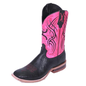 Twisted X | Women's Hooey Tribal Square Toe Boot | Brandy/Black
