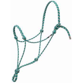 Silvertip No. 95 Rope Halter | Teal/Tan/Silver/White | Average