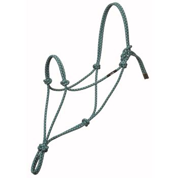 Silvertip No. 95 Rope Halter | Turquoise/Brown/Tan | Average