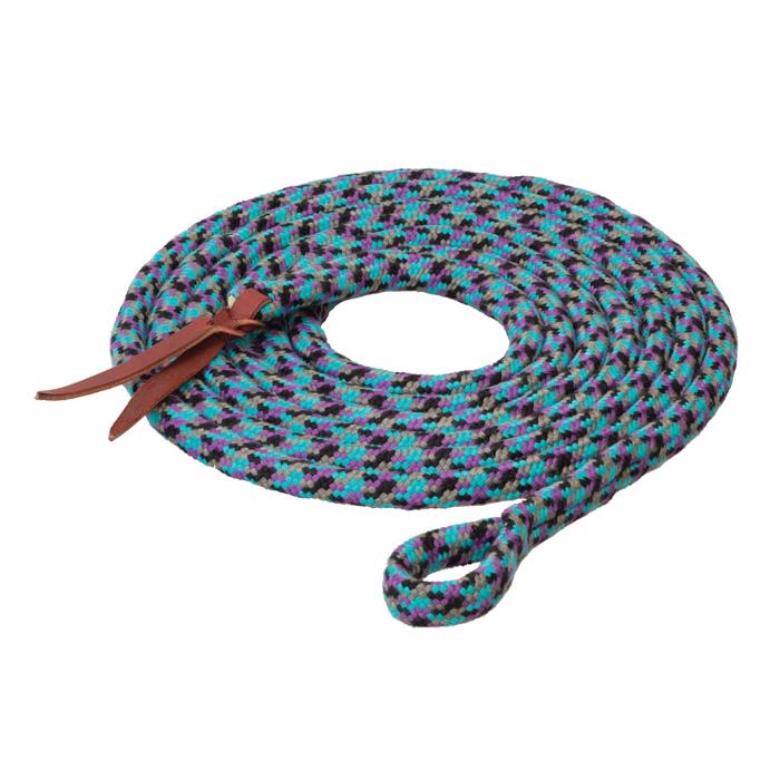 ECOLUXE Lead Rope w/ Loop | Black/Turquoise/Purple/Charcoal