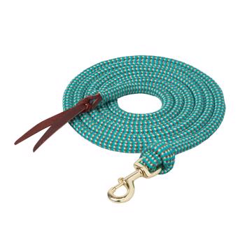 ECOLUXE Lead Rope w/ Snap | Turquoise/Brown/Tan