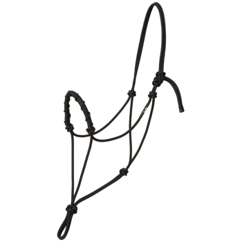Stacy Westfall Rope Halter | Black Large